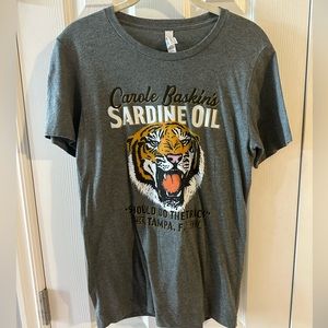 Carole baskin's sardine oil t shirt